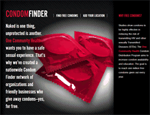 Tablet Screenshot of condomfinder.org